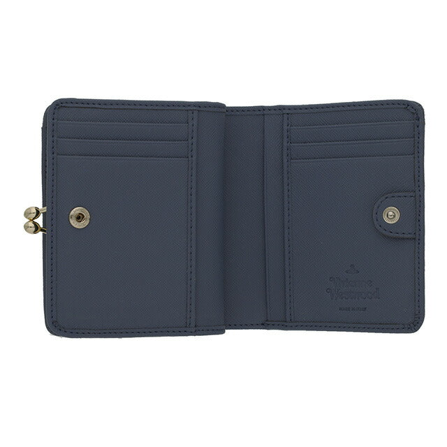 ヴィヴィアン・ウエストウッド 二つ折り財布 レディース ブランド Vivienne Westwood 5115002XW-S0021 DENIM BLUE ブルー ウォレット 高級 おしゃれ プレゼント 実用的