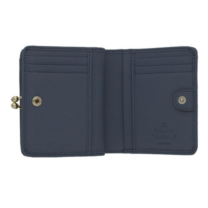 ヴィヴィアン・ウエストウッド 二つ折り財布 レディース ブランド Vivienne Westwood 5115002XW-S0021 DENIM BLUE ブルー ウォレット 高級 おしゃれ プレゼント 実用的