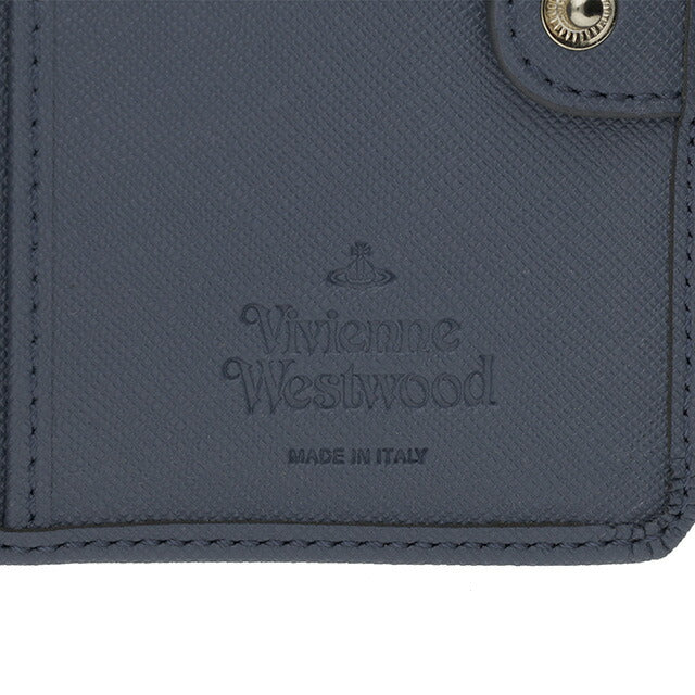 ヴィヴィアン・ウエストウッド 二つ折り財布 レディース ブランド Vivienne Westwood 5115002XW-S0021 DENIM BLUE ブルー ウォレット 高級 おしゃれ プレゼント 実用的