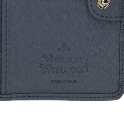 ヴィヴィアン・ウエストウッド 二つ折り財布 レディース ブランド Vivienne Westwood 5115002XW-S0021 DENIM BLUE ブルー ウォレット 高級 おしゃれ プレゼント 実用的