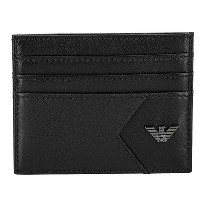 エンポリオ・アルマーニ カードケース メンズ ブランド EMPORIO ARMANI EM002776-AF19365 UC001 ブラック 定期入れ 高級 おしゃれ プレゼント 実用的