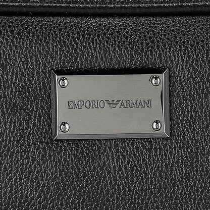 エンポリオ・アルマーニ セカンドバッグ メンズ ブランド EMPORIO ARMANI EM003561-AF13788 UC001 ブラック ビジネス 軽量 小さめ ミニバッグ ブランド 高級 おしゃれ プレゼント 男性 実用的 かっこいい