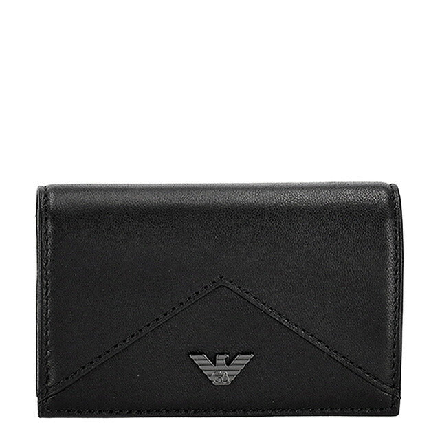 エンポリオ・アルマーニ カードケース メンズ ブランド EMPORIO ARMANI EM003602-AF19365 UC001 ブラック 定期入れ 高級 おしゃれ プレゼント 実用的