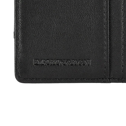 エンポリオ・アルマーニ カードケース メンズ ブランド EMPORIO ARMANI EM003603-AF19365 UC001 ブラック 定期入れ 高級 おしゃれ プレゼント 実用的