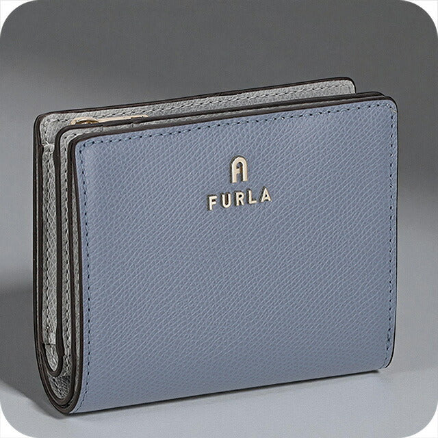 フルラ 二つ折り財布 レディース ブランド FURLA レザー WP00307-ARE000 4352S ブルー/グレー ウォレット 高級 おしゃれ プレゼント 実用的