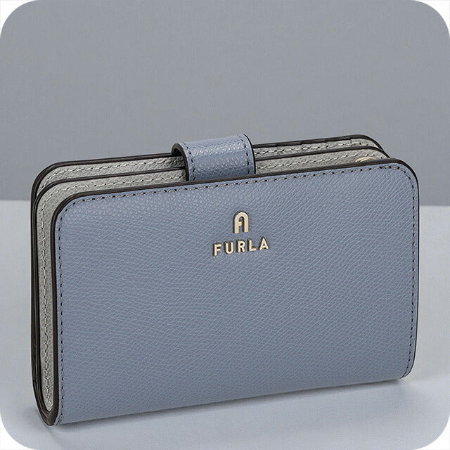 フルラ 二つ折り財布 レディース ブランド FURLA レザー WP00314-ARE000 4352S ブルー/グレー ウォレット 高級 おしゃれ プレゼント 実用的