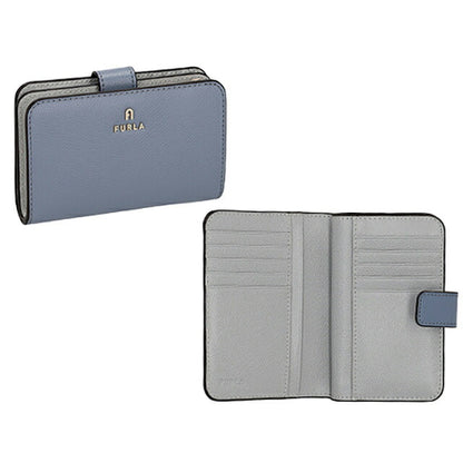 フルラ 二つ折り財布 レディース ブランド FURLA レザー WP00314-ARE000 4352S ブルー/グレー ウォレット 高級 おしゃれ プレゼント 実用的