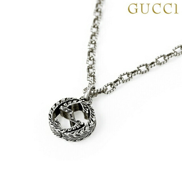グッチ インターロッキングG ネックレス ジュエリー アクセサリー ユニセックス メンズ レディース 455307 J8400 0811 GUCCI シルバー 記念品 ギフト 455307-J8400-0811