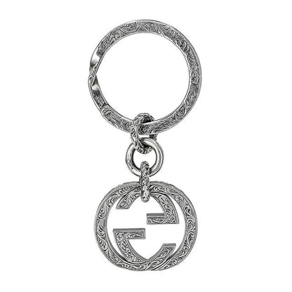 グッチ キーリング メンズ レディース ブランド GUCCI 455308-J8400 シルバー 455308-J8400-0811