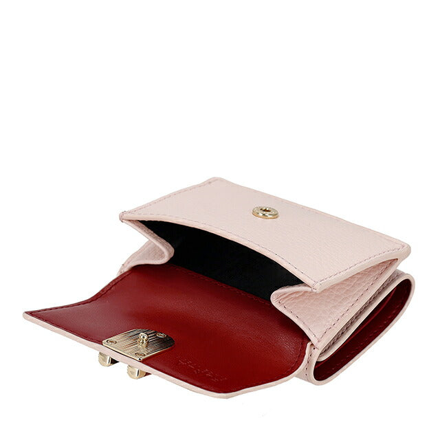 フルラ 三つ折り財布 三折財布 レディース ブランド FURLA レザー WP00573-HSF000 4567S ピンク/ワインレッド