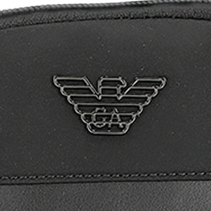 Emporio Armani 单肩包男士品牌 EMPORIO ARMANI 中国 EM001809-AF13454 UC001 黑色斜挎包品牌奢华时尚礼物男士实用酷炫