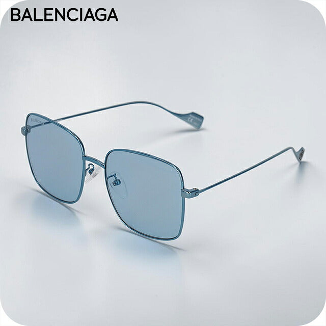 バレンシアガ サングラス メンズ レディース ブランド BALENCIAGA Italy BB0087SK 003 ブルー