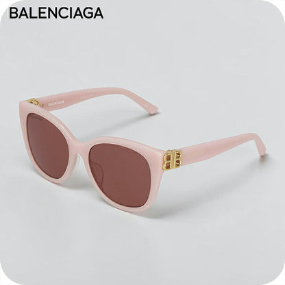 バレンシアガ サングラス レディース ブランド BALENCIAGA Italy BB0103SA 004 ピンク