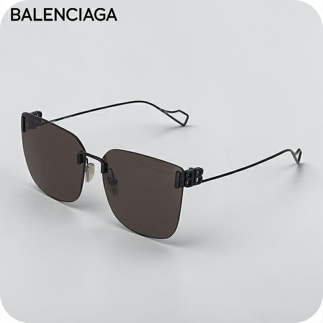 バレンシアガ サングラス レディース ブランド BALENCIAGA Italy BB0112SA 001 ブラック
