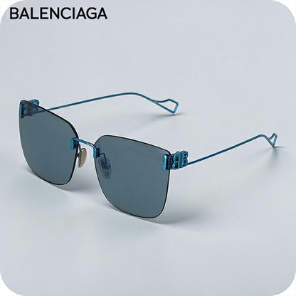 バレンシアガ サングラス レディース ブランド BALENCIAGA Italy BB0112SA 003 ブルー