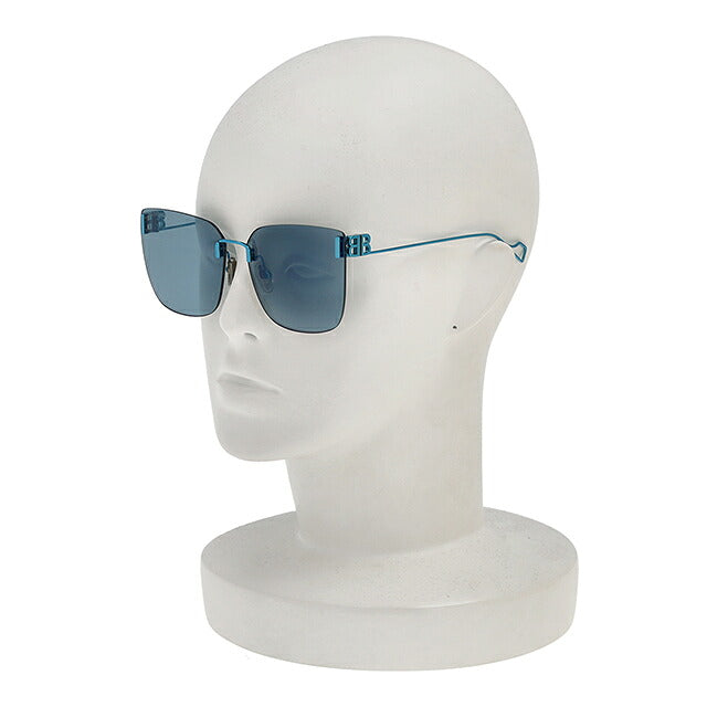 バレンシアガ サングラス レディース ブランド BALENCIAGA Italy BB0112SA 003 ブルー