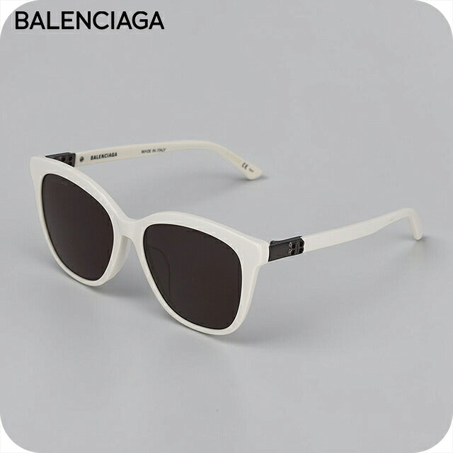 バレンシアガ サングラス レディース ブランド BALENCIAGA Italy BB0183SA 003 ホワイト