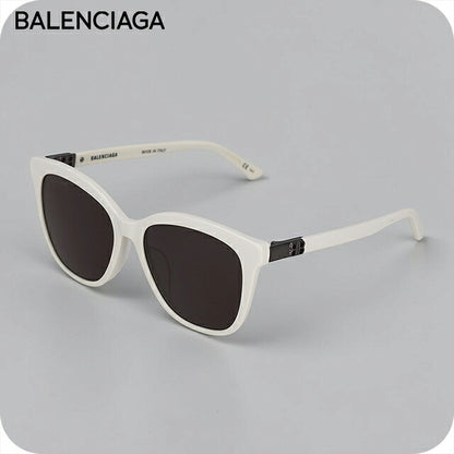 バレンシアガ サングラス レディース ブランド BALENCIAGA Italy BB0183SA 003 ホワイト