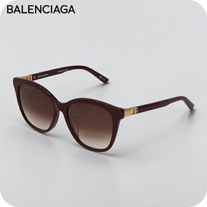 バレンシアガ サングラス レディース ブランド BALENCIAGA Italy BB0183SA 004 ブラウン