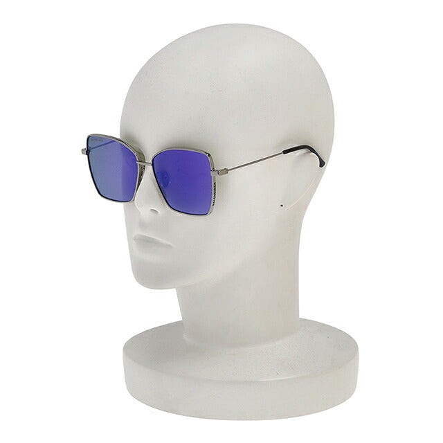 バレンシアガ サングラス レディース ブランド BALENCIAGA Italy BB0196SA 003 シルバー