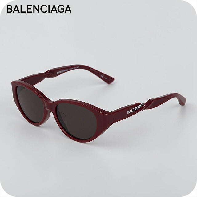 バレンシアガ サングラス レディース ブランド BALENCIAGA Italy BB0209SA 003 バーガンディ