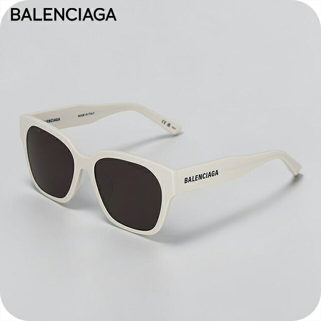 バレンシアガ サングラス メンズ レディース ブランド BALENCIAGA Italy BB0215SA 003 ホワイト