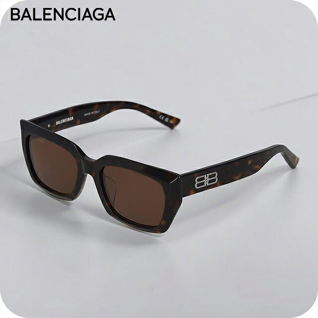 バレンシアガ サングラス メンズ レディース ブランド BALENCIAGA Italy BB0272SA 002 ブラウン