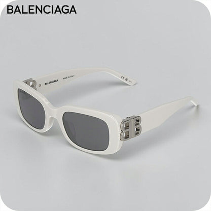 バレンシアガ サングラス レディース ブランド BALENCIAGA Italy BB0310SK 003 ホワイト