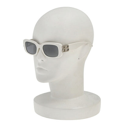 バレンシアガ サングラス レディース ブランド BALENCIAGA Italy BB0310SK 003 ホワイト