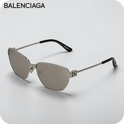 バレンシアガ サングラス メンズ レディース ブランド BALENCIAGA Japan BB0337SK 006 シルバー