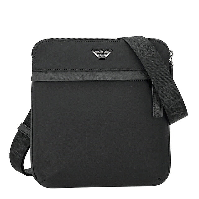 エンポリオ・アルマーニ ショルダーバッグ メンズ ブランド EMPORIO ARMANI China EM001807-AF28784 UC001 ブラック 斜めがけ ブランド 高級 おしゃれ プレゼント 男性 実用的 かっこいい