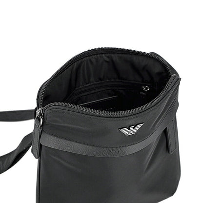 エンポリオ・アルマーニ ショルダーバッグ メンズ ブランド EMPORIO ARMANI China EM001807-AF28784 UC001 ブラック 斜めがけ ブランド 高級 おしゃれ プレゼント 男性 実用的 かっこいい