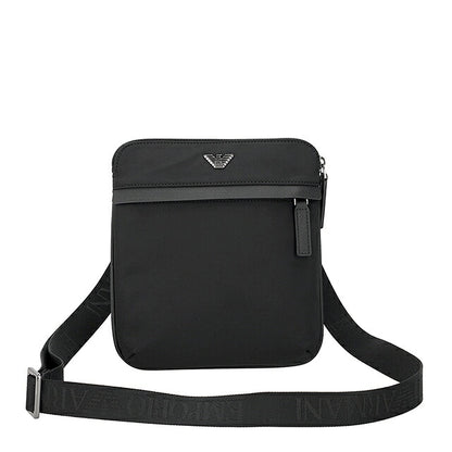 エンポリオ・アルマーニ ショルダーバッグ メンズ ブランド EMPORIO ARMANI China EM001807-AF28784 UC001 ブラック 斜めがけ ブランド 高級 おしゃれ プレゼント 男性 実用的 かっこいい