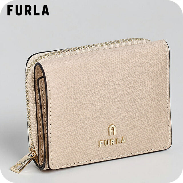 フルラ 三つ折り財布 三折財布 コンパクト レディース ブランド FURLA China WP00593-ARE000 B4L00 ライトベージュ/クリーム ウォレット 高級 おしゃれ プレゼント 実用的