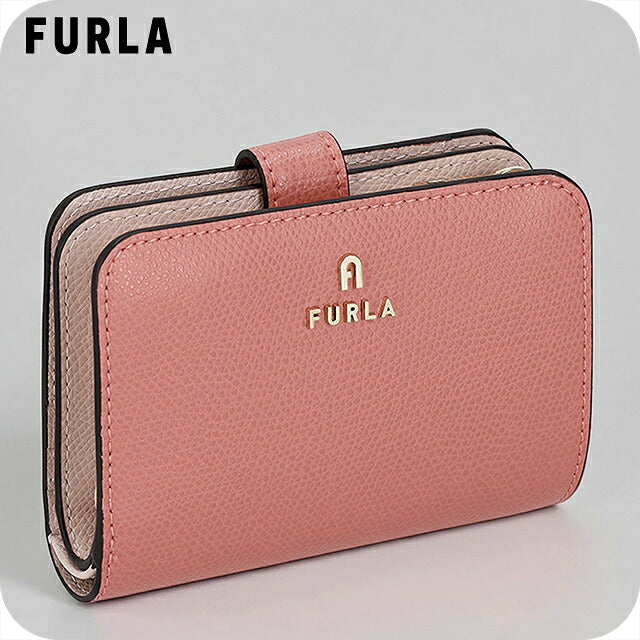 フルラ 二つ折り財布 二折財布 コンパクト レディース ブランド FURLA China WP00315-ARE000 4950S コーラルピンク ウォレット 高級 おしゃれ プレゼント 実用的