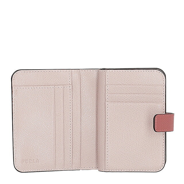 フルラ 二つ折り財布 二折財布 コンパクト レディース ブランド FURLA China WP00315-ARE000 4950S コーラルピンク ウォレット 高級 おしゃれ プレゼント 実用的