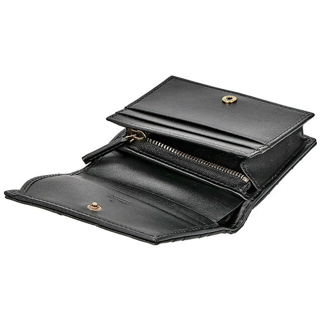 グッチ 二つ折り財布 メンズ ブランド GUCCI レザー 473922-CWC1N 1000 ブラック ウォレット 高級 おしゃれ プレゼント 実用的