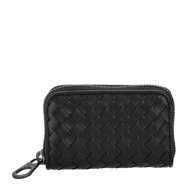 ボッテガ・ヴェネタ コインケース メンズ ブランド BOTTEGA VENETA レザー 473010-V47W1 1275 ブラック 小銭入れ 小さい 高級 おしゃれ プレゼント 実用的