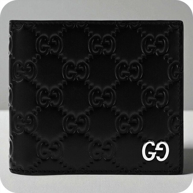 グッチ 二つ折り財布 メンズ ブランド GUCCI レザー 473922-CWC1N 1000