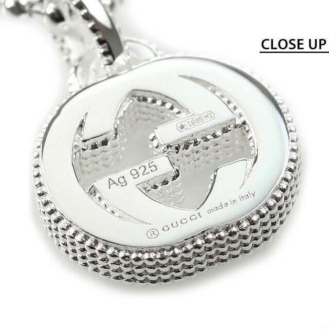 グッチ ネックレス GUCCI インターロッキングG チェーン ペンダント シルバー925 フラワー レディース 479221 J8400 8106 シルバー 479221-J8400-8106
