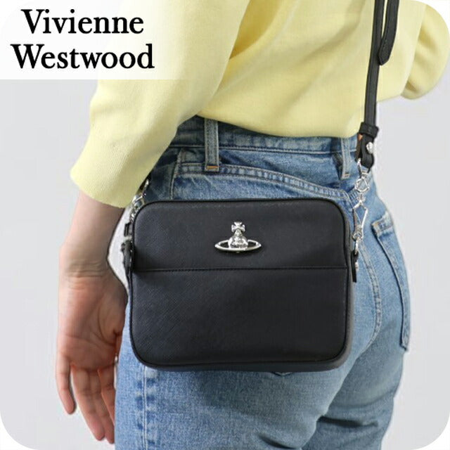 ヴィヴィアン ウエストウッド ショルダーバッグ レディース ブランド Vivienne Westwood 48020008U L008V N401 ブラック ビビアン 48020008U-L008V-N401