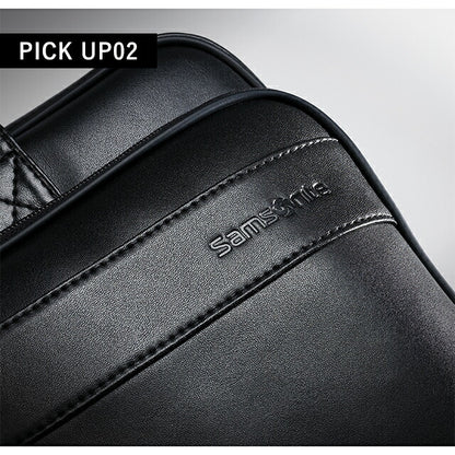 サムソナイト ビジネスバッグ Samsonite LEATHER BUS CASES ビジネスカバン パソコンバッグ PCバッグ リクルートバッグ 本革 48073-1041 Black 記念品 ギフト 48073-1041