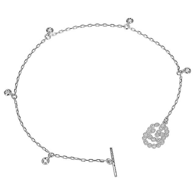 グッチ ブレスレット レディース ブランド GUCCI 18金 481671-J8568 シルバー 481671-J8568-9066-18