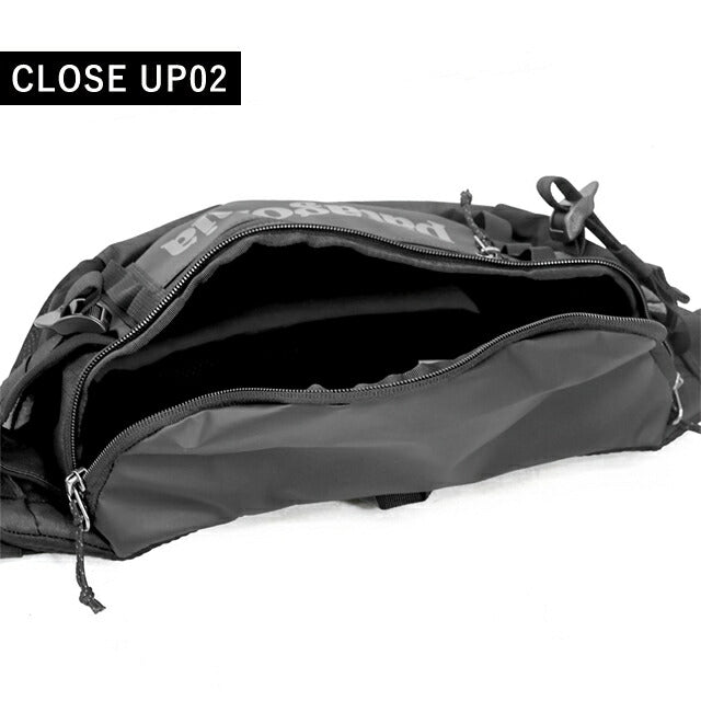 パタゴニア ウエストポーチ メンズ レディース ブランド PATAGONIA ブラックホールウエストパック5L ボディバッグ 2WAY 49282 ブラック 49282-BLK