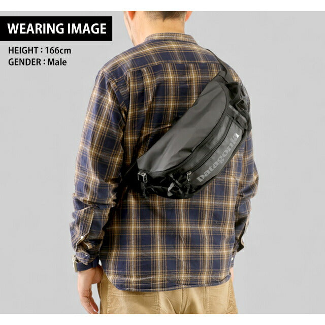 Patagonia Waist Pouch Men's Women's Brand PATAGONIA Black Hole Waist Pack 5L Body Bag 2WAY 49282 Black 49282-BLK – 腕時計のななぷれ