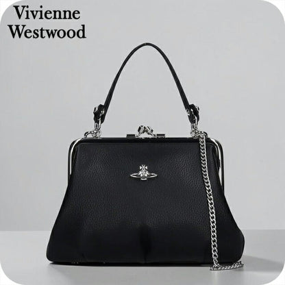 ヴィヴィアン ウエストウッド ハンドバッグ レディース ブランド Vivienne Westwood がま口 2WAY 4B010007W BLACK ビビアン 4B010007W-S000D-N403