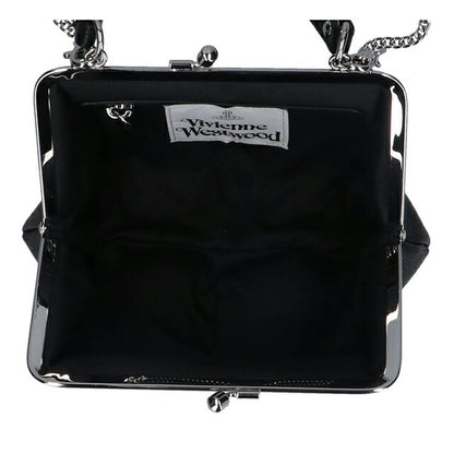 ヴィヴィアン ウエストウッド ハンドバッグ レディース ブランド Vivienne Westwood がま口 2WAY 4B010007W BLACK ビビアン 4B010007W-S000D-N403
