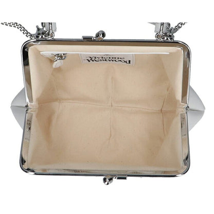 ヴィヴィアン ウエストウッド ハンドバッグ レディース ブランド Vivienne Westwood がま口 2WAY 4B010007W OFF-WHITE ビビアン 4B010007W-S0021-A404