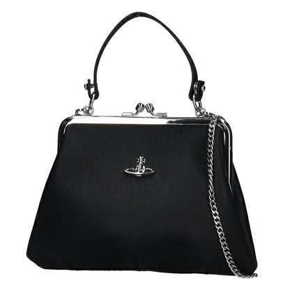 ヴィヴィアン ウエストウッド ハンドバッグ レディース ブランド Vivienne Westwood がま口 2WAY 4B010007W BLACK ビビアン 4B010007W-S0021-N401