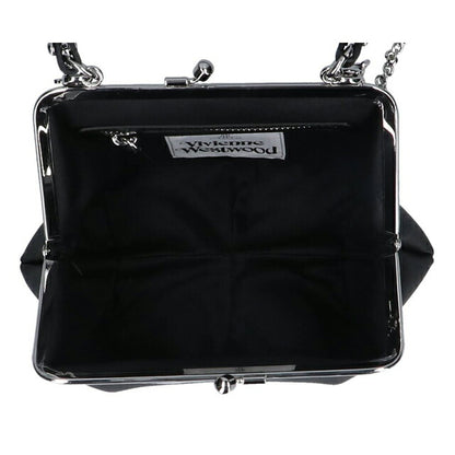 ヴィヴィアン ウエストウッド ハンドバッグ レディース ブランド Vivienne Westwood がま口 2WAY 4B010007W BLACK ビビアン 4B010007W-S0021-N401